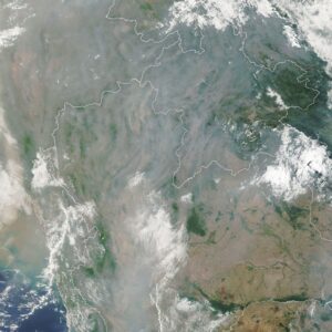 Mortalhas de fumaça no norte da Tailândia - NASA Science
