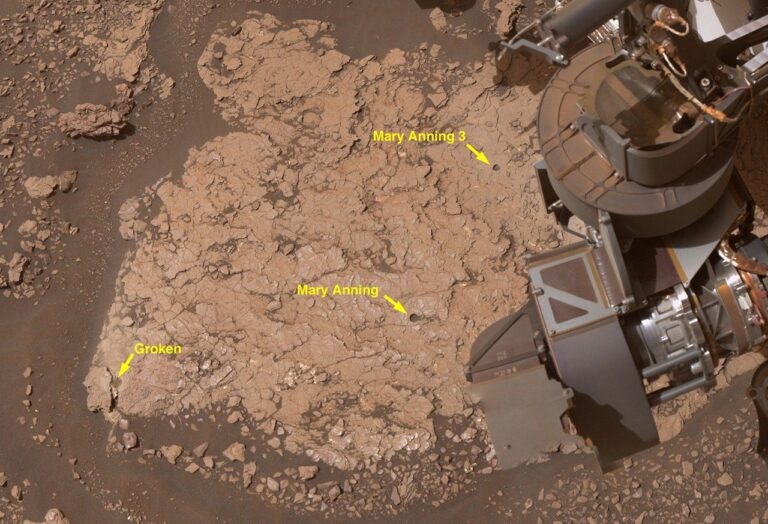 O rover Curiosity da NASA encontra blocos de construção de vida em Marte. Os cientistas não têm certeza de como chegaram lá