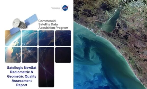 Relatório de avaliação de qualidade CSDA avalia dados Satellogic NewSat