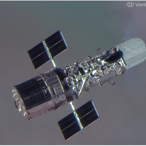 Satélite tira foto incrível do 36º aniversário do Telescópio Espacial Hubble (foto)