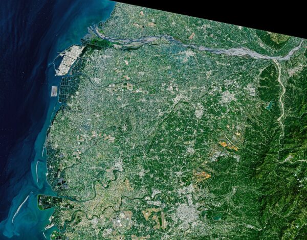 Um mosaico agrícola em Taiwan