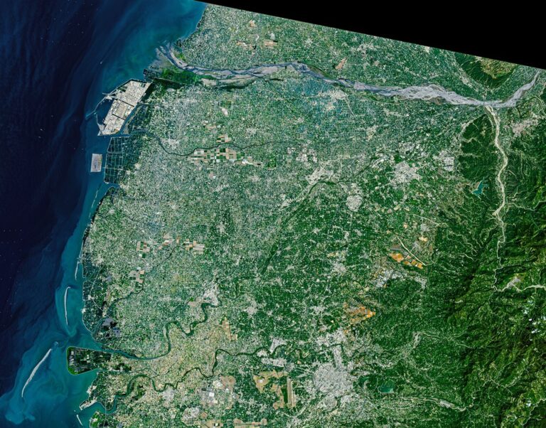 Um mosaico agrícola em Taiwan