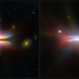 Um par de discos formadores de planetas