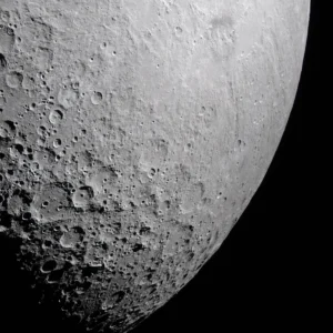 Uma espiada no outro lado da foto da lua do dia 20 de abril de 2026