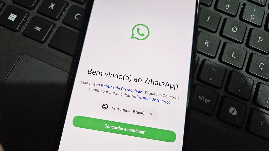 App do WhatsApp no celular