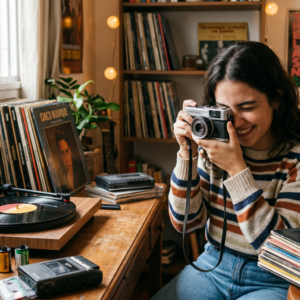 De câmera retrô a vinil: por que jovens estão escolhendo a tecnologia analógica