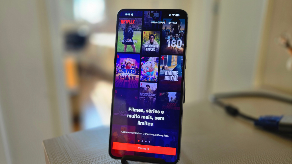 App da Netflix no celular