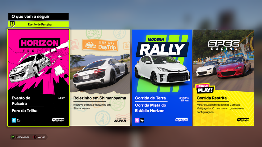 Forza Horizon 6 conte&uacute;do