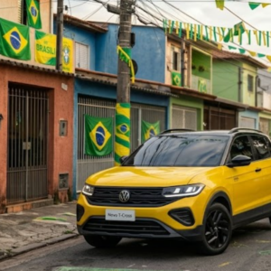 Volkswagen revive cor clássica da Seleção em T-Cross exclusivo e limitado