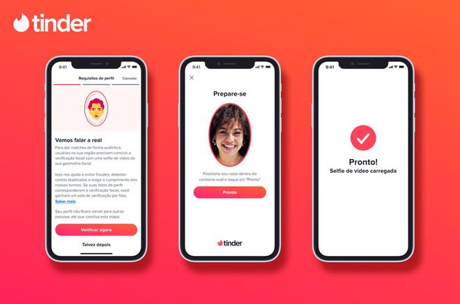Tinder conta com verificação de identidade para aprimorar a segurança do app (Imagem: Divulgação/Match Group)