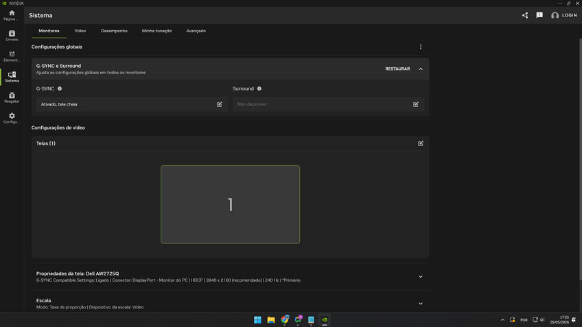 NVIDIA App com recursos do Painel de Controle