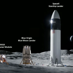 A maquete do módulo lunar da Blue Origin está pronta para o treinamento de astronautas Artemis da NASA