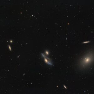 Astrofotógrafo captura uma visão notável dos 'Olhos' galácticos com telescópio de quintal