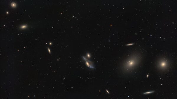 Astrofotógrafo captura uma visão notável dos 'Olhos' galácticos com telescópio de quintal