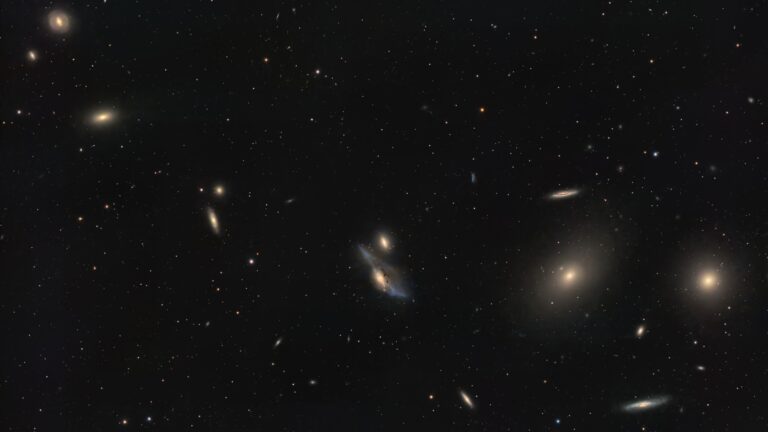 Astrofotógrafo captura uma visão notável dos 'Olhos' galácticos com telescópio de quintal