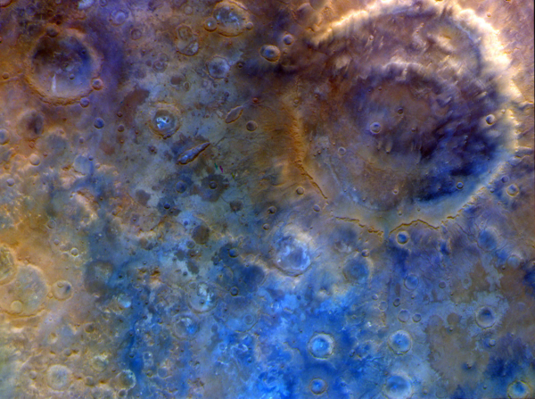 Missão Psyche da NASA imagens da cratera Huygens de Marte