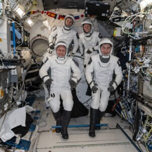 NASA hospeda astronautas SpaceX Crew-11 para evento público na sede