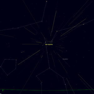 Não perca o pico da chuva de meteoros Eta Aquarid 2026 esta noite! Visualizando horários, locais e dicas