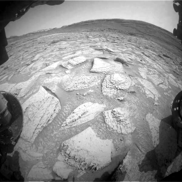 O Curiosity Rover da NASA libera sua broca de uma rocha