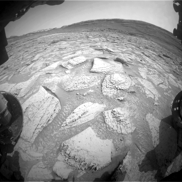 O Curiosity Rover da NASA libera sua broca de uma rocha