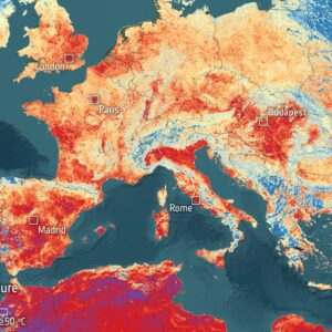 Onda de calor recorde na Europa vinda do espaço, foto do dia em 29 de maio de 2026