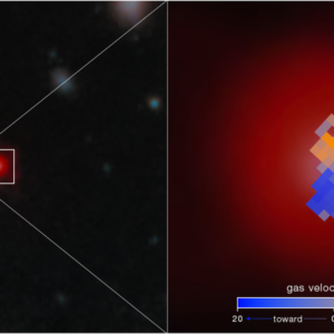 Telescópio Espacial James Webb descobre um buraco negro que se formou antes de sua galáxia hospedeira