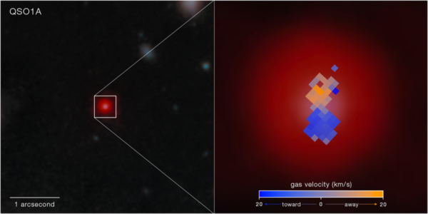 Telescópio Espacial James Webb descobre um buraco negro que se formou antes de sua galáxia hospedeira