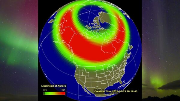 Tempestade geomagnética pode desencadear luzes do norte no extremo sul de Michigan e Maine, de 15 a 17 de maio