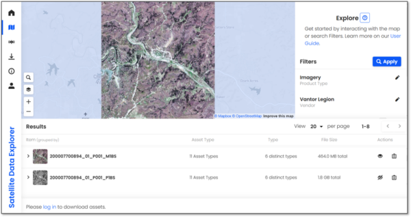 Webinar 17/06: Descubra, acesse e atribua tarefas a dados comerciais com o Satellite Data Explorer da NASA