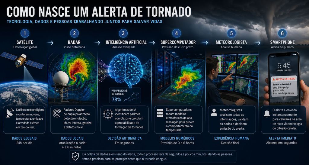 como se formam os tornados