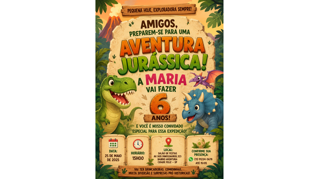 Tema dinossauro