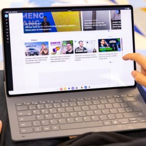 Loja oficial da Samsung faz promoção de tablet: S11 Ultra + capa-teclado e S Pen