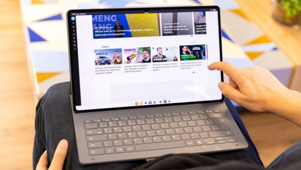 Loja oficial da Samsung faz promoção de tablet: S11 Ultra + capa-teclado e S Pen