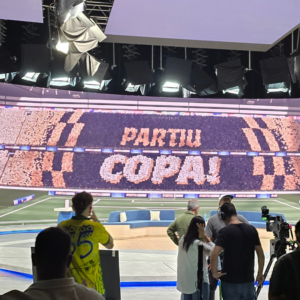 Globo cria "estádio virtual" com 200m² de telões de LED para a Copa; conheça
