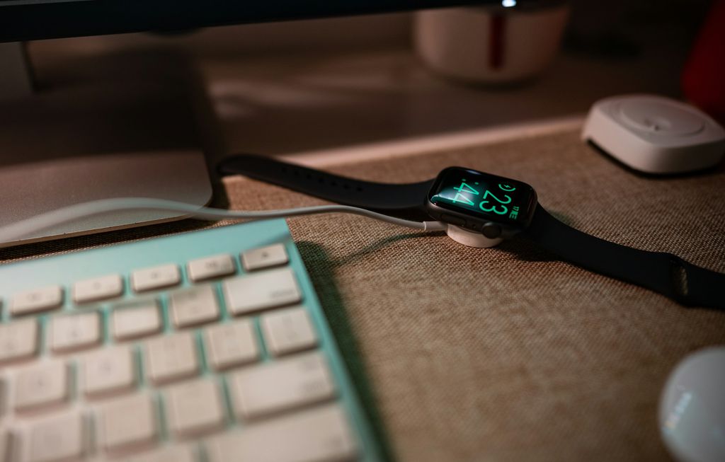 Smartwatch carregando