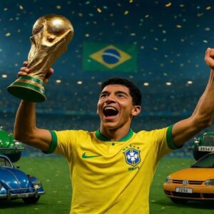 Quais os carros mais vendidos nos anos em que o Brasil ganhou a Copa?