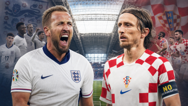 Inglaterra x Croácia: que horas é e onde assistir ao 1º jogão da Copa 2026