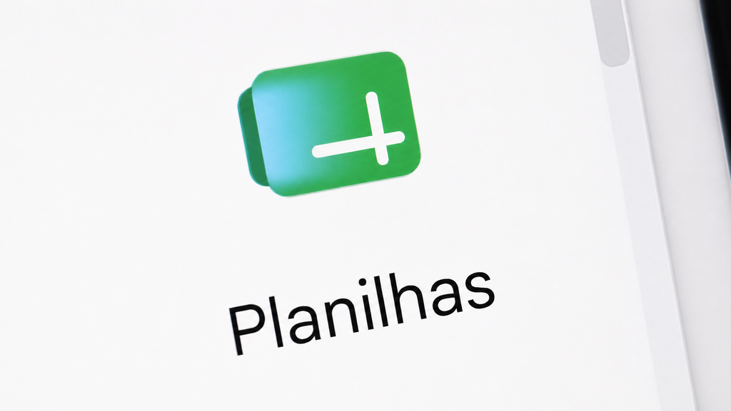 Logo do Google Planilhas na tela do PC
