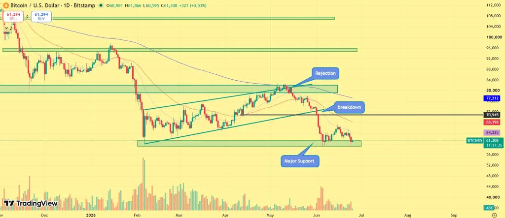Previsão de preço BTC