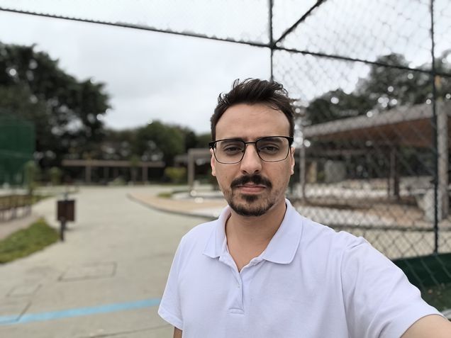 POCO X7 Pro - C&acirc;mera frontal/modo retrato