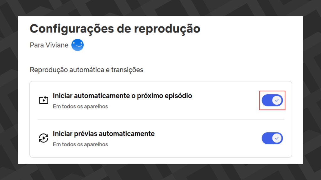 Passos para desativar a reprodução automática na Netflix pelo PC