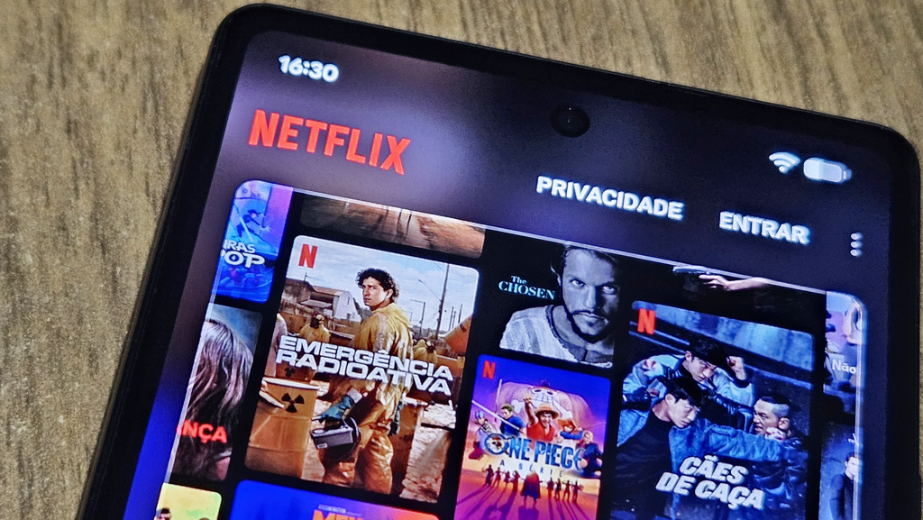 App da Netflix no celular