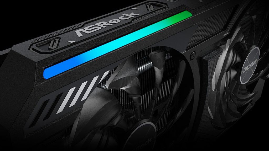 Imagem da placa ASROCK ARC B580