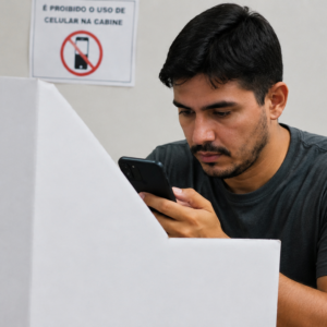 Eleição 2026: por que você não pode levar o celular na cabine votação?