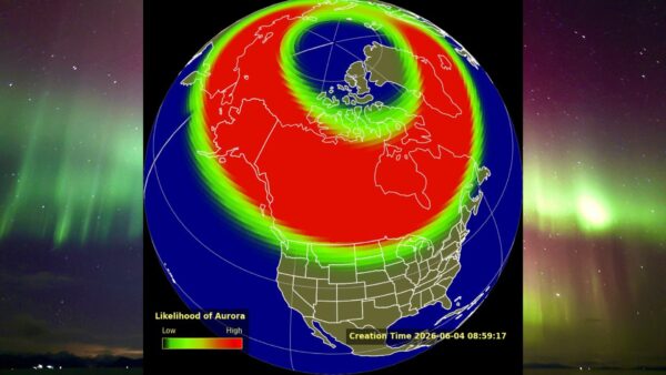4 CMEs terrestres podem provocar luzes do norte tão ao sul quanto Illinois e Oregon, de 4 a 5 de junho