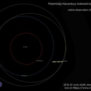 Assista a um ‘asteróide potencialmente perigoso’ do tamanho de um arranha-céu próximo à Terra ao vivo online esta noite