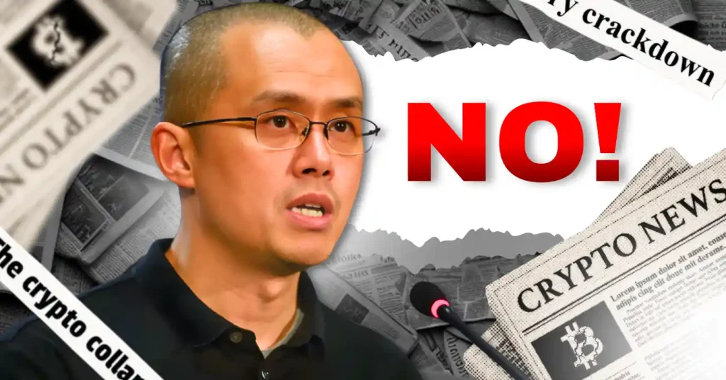 CZ responde à culpa da Binance após quebra recorde de US$ 19 bilhões no mercado criptográfico