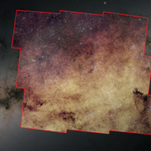 Euclides da ESA captura o coração lotado da Via Láctea