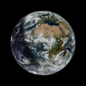 Foto do solstício de verão visto do espaço do dia 25 de junho de 2026