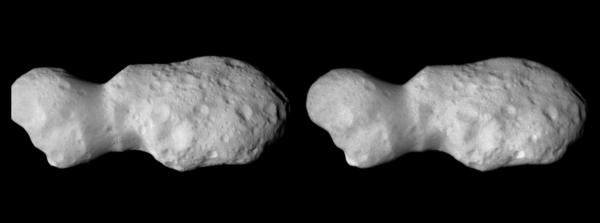Lucy, da NASA, revela asteróide oscilante em forma de amendoim